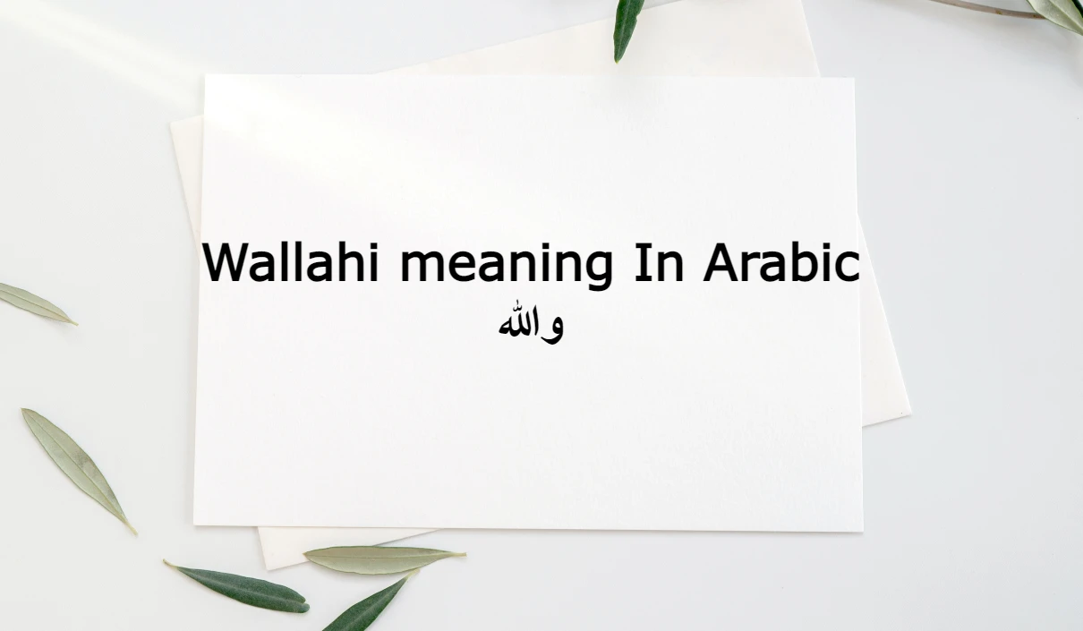 Wallahi meaning,